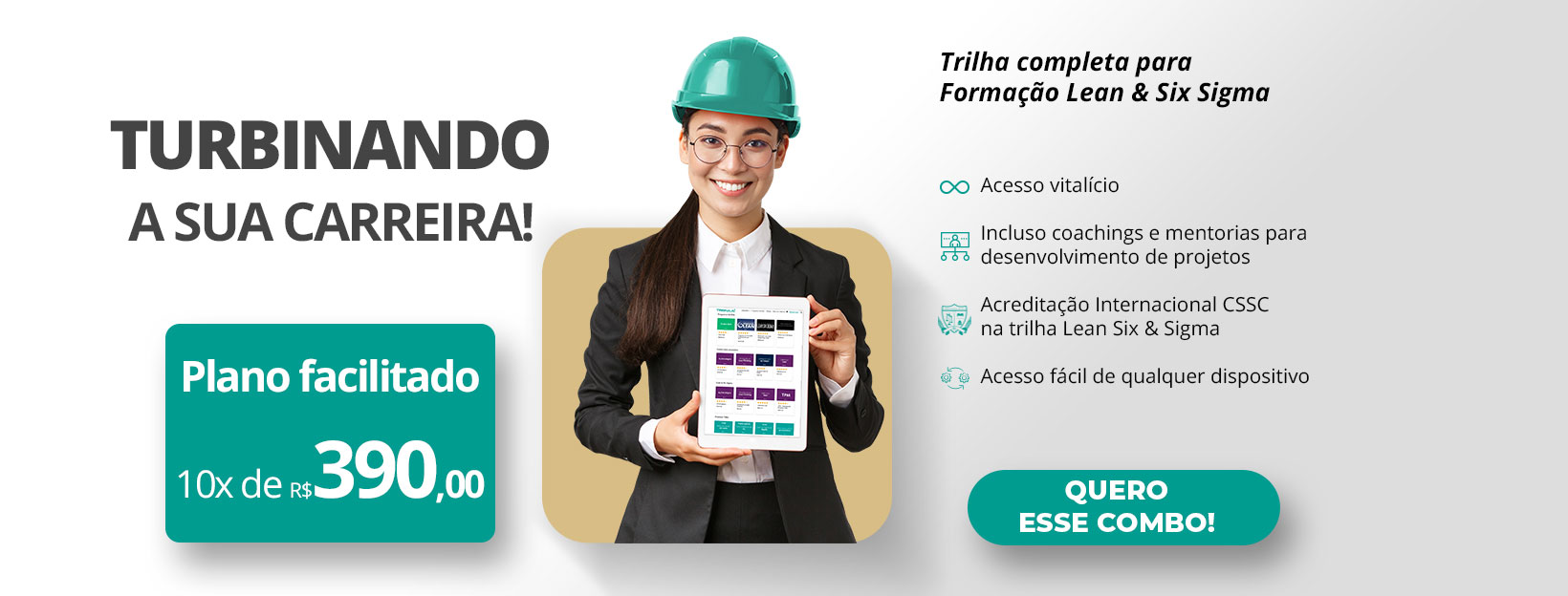 banner trilha lean & six sigma 